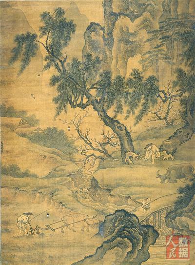 丹青抒写耕耘志(古悦新喜)